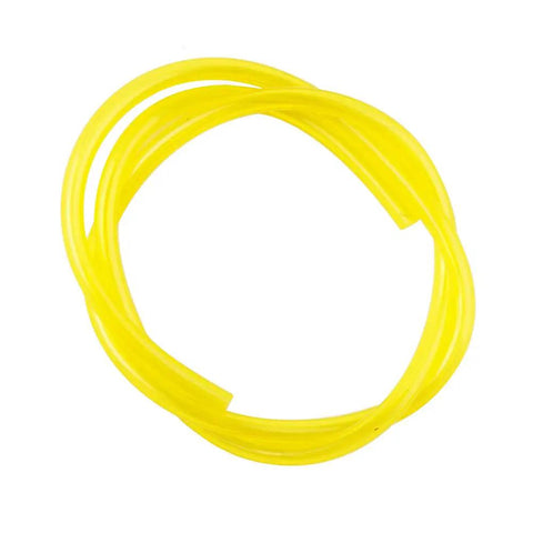 Yellow hose from Four Sizes Fuel Line Hose Kit With Four Feet Each ID By OD 0.08 By 0.14 1/8 By 3/16 1/8 By 1/4 3/32 By 3/16 Replacement Fuel Line