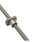 Miniature Ball Screw Kit For 3D Printers SFK082.5 With Ball Nut, C5 Precision Rolled Screw, showing close-up of ball nut and screw