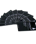 Top Tier Cleaning Cards For Evolis Avansia ID Card Printer 50 Pack Roller Maintenance Kit displayed in a fanned arrangement.