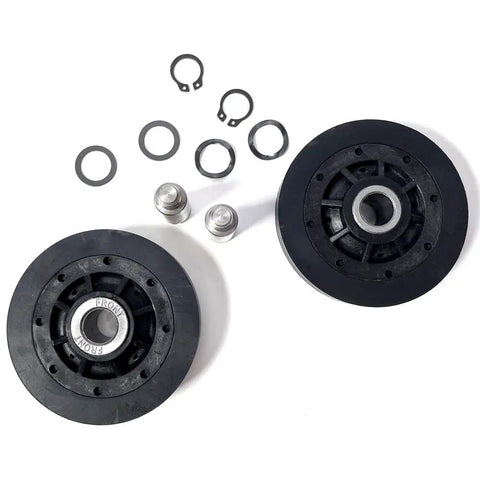 Universal Dryer Drum Roller Kit Replacement For Speed Queen RB170002 510708 And Alliance Dryers with components displayed
