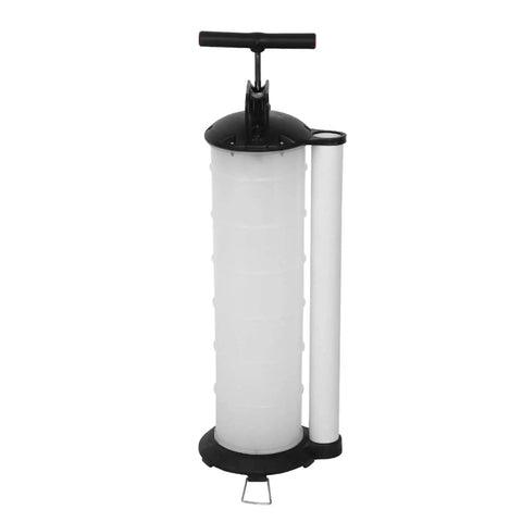 Fabater 7L Manual Oil Extractor Pump For Engine Fluid Transfer. Portable Vacuum Suction Device W/4 Tubes To Drain Gas, Oil, Or Coolant Quickly. Big Capacity Tank Makes Auto Maintenance A Breeze For Mechanics And Car Enthusiasts Who Want A Hassle-Free