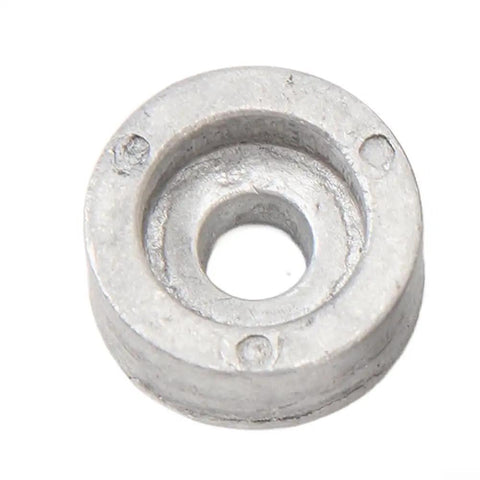 5 Pcs Marine Round Zinc Anodes For Suzuki Outboard 4 Stroke Motors, shown as a single round zinc alloy part for engine protection