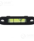 Spirit level Wall TV Bubble Level Wall Hanging Carpenter Water Level Tool in black with clear liquid vial and measurement indicators.