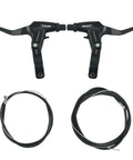 Universal Bike Brakes Set Front And Rear For Mountain And Road Bikes With V Brakes Inner And Outer Cables Levers And Wrench Kit Black