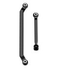 Beefed Up One Eighteenth Aluminum Steering Link Set For Redcat Ascent 18 RC Crawler Upgrade Black Anodized Heavy Duty Precision Engineered For Ultra Smooth Steering And Rock Solid Control Front And Rear Link Replacements. black aluminum steering links for 1/18 RC crawler