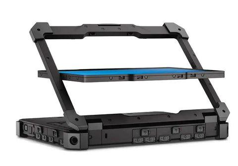 Heavy Duty 2 In 1 Rugged Laptop With Full Hd Touchscreen Intel Core I5 Processor 8 Gb Ram 512 Gb Ssd Drive Wireless Ready Certified Renewed Solid Daily Driver For School And Home Office side angle showing rugged construction and touchscreen design.