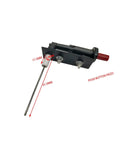 Close-up of Push Button Piezo Igniter Assembly For Portable Gas Stoves with side mount bracket and spark generator
