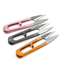 3 Pack 4.1 Inch Bonsai Pruning Scissors With Sharp Blade And Self Opening Spring, showing colorful lightweight garden clippers