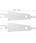 Stainless Steel Needle Threader Portable And Sturdy Metal Threading Tool For Hand Sewing Easy To Use For Seniors And Beginners At Home Or Outdoors Includes 60 Pieces And Quick Fixes On The Go. two 4.8cm stainless steel threaders
