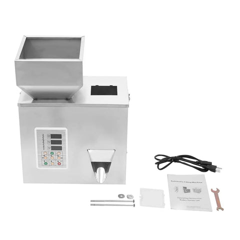 Top Tier Automatic Powder Filling Machine With Precise 0.2g Accuracy And Fast 2 To 5 Second Dispensing Speed with tools and manual.
