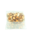 Top Shelf 7/8 Inch Solid Copper Roofing Nails 11 Gauge Diamond Point in a clear bag, one pound pack for metal and tile work.