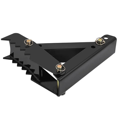 Heavy Duty 18 Inch Backhoe Thumb Attachment Weld On Adjustable Boom for Excavators with Half Inch Teeth and Thick Steel Plate Bolt On