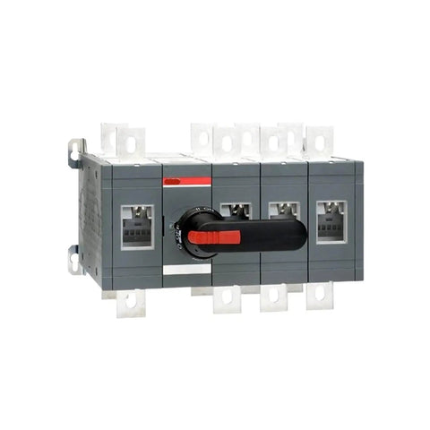 Dual Power Supply Mains Transfer Switch 100 Amp Auto Transfer Switch for Backup Power Systems, 100A Capacity, Reliable Power Source Selector For Critical Equipment, Beefy Heavy Duty Build Compatible With Residential And Industrial Setups, front view
