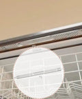 Heavy Duty 24 Inch Dishwasher Granite Mounting Brackets And Kit For Whirlpool W10426979 installed above dishwasher interior.