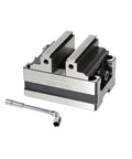 Top Shelf 4 And 5 Axis CNC Rotary Turntable Fixture Self Centering Vise Grip Machining Center Chuck with flat nose design.
