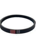 High Performance Motorcycle Transmission Drive Belt 8JP-17641-00 For Srs10 Sw10 Sidewinder B-Tx 153 2.25 Models Year 2017 To 2019 low noise rubber belt on white background.