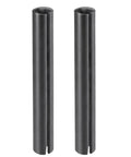 Black Plastic Hinge Sleeves For Shower Doors 72 Inches Long Continuous Hinge Replacement Covers displayed side by side.