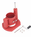 Heavy Duty Router Lift For Woodworking Tables Built Tough With Abs Housing And Stainless Steel Bearings, red ABS clamp body.
