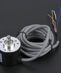 38mm Rotary Encoder Plug And Play 2500 P/R Incremental Shaft Encoder And Position Sensor For Automation, Motion Control, And CNC Equipment, General Purpose Feedback Device with cable
