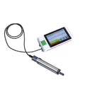 Compact Digital Portable Surface Roughness Tester With Built In Printer showing device with display and sensor for precision surface analysis.