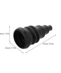 Beefed-Up Rubber Grommet Kit For Vehicle Wire Harness Protection, Heavy-Duty Grommets And Sleeves That Shield Cables From Abrasion And Vibration, Extend Longevity, Easy Install, Auto Wiring Guard Kit, black rubber grommet 4.5cm x 9.5cm