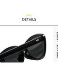 Close-up view of women cat eye sunglasses UV400 protection modern retro shades with lightweight polycarbonate frame detail.