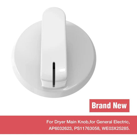 Dryer Timer Control Knob Replacement For GE And Hotpoint Dryers Easy Install No Brainer Fits PS11763058 AP6032623 WE03X25285