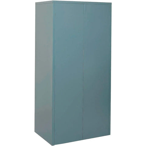 Locking Turn Handle Steel Storage Cabinet With Four Height Adjustable Shelves, Built Tough With Heavy Gauge Steel, Industrial Duty Unit