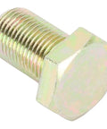 GM Disc Brake Spindle Backing Plate Upper Bolt 5/8-18 Right Hand Thread Direct OEM Replacement, steel close-up view