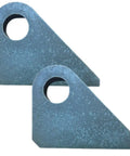 Two Pack Heavy Duty Suspension Mount Tabs in Three Eighths Inch Cold Rolled Steel with Three Quarter Inch Hole