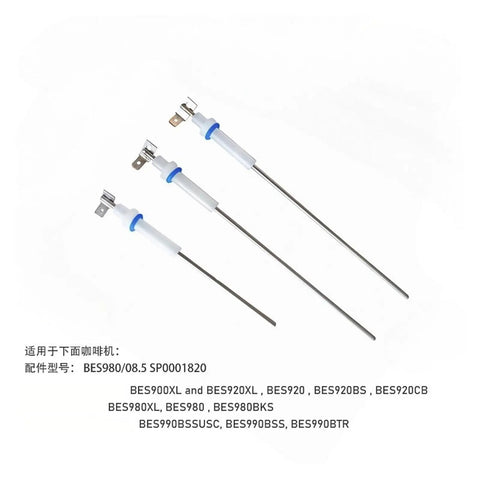 Essential Upgrade Boiler Water Level Probe Drop In Replacement Fits Bes920xl Bes980 Bes990 with white and metallic components.