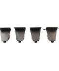 Rim Safe Jaw Clamp Protectors for Tire Changer Machines M12 Set Clip On Guard Caps Prevent Rim Scratches Durable Metal Construction