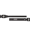Super Tough Heavy Duty Steel Drive Shaft With Universal Joint For 1/10 RC Car Crawler Rig Adjustable Length 119 To 159 Millimeters Hardened Build Includes Set Pins Splined Fit