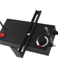 Hot Ribbon Cutter With Adjustable Heat 100 To 600 C, portable electric rope cutter showing temperature dial and cutting slot