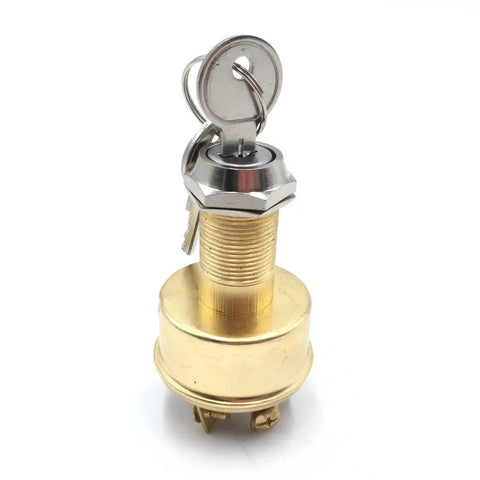 Heavy Duty Marine Ignition Switch For Boats 12 Volt 15 Amp 3 Position Keyed Ignition With 2 Keys Replacement MP39060 1 50 11621