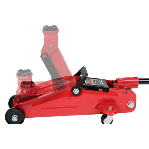 Built Like A Tank 2 Ton Hydraulic Trolley Floor Jack Delivering Smooth 4000 LB Lifts With Matched Safety Stands For Zero Stress Garage Jobs And Serious Daily Mechanic Repairs