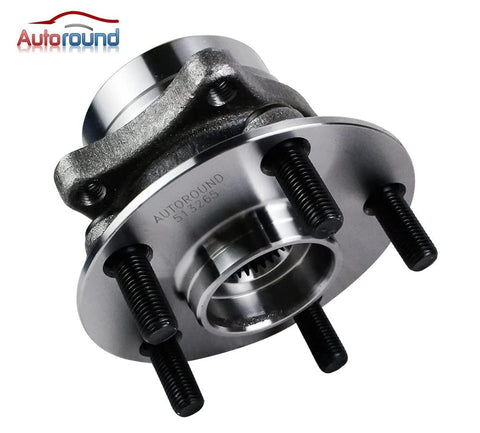 513265 Wheel Hub And Bearing Assembly Direct Fit For 2004 2009 Prius Front 5 Lug Non ABS Replacement with flange