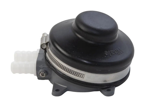 Hands Free Foot Operated Freshwater Galley Pump For Boats, Self Priming Marine Water Pump, Connects To 1/2 Inch Hose, Side View