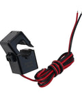 No Sweat Install Split Core Current Transformer Clamps With Heavy Gauge 100Cm Leads For Ev Charging Piles And Power Grid Monitoring Delivering Kickin Precision Daily, featuring black clamp and red-black wires.