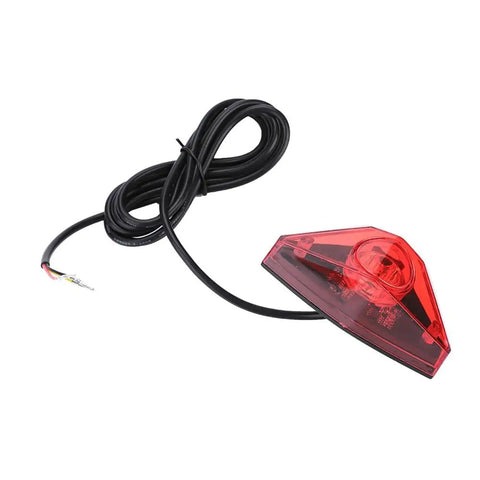 6 To 80V Waterproof Electric Bike Tail Light With 59 Inch Cable Rear Safety Brake Lamp For Night Riding Universal Compatibility