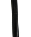 Close-up of Beefy Steel BMX Seat Post 25.4mm Diameter, 350mm Length, in sleek black finish for freestyle riding