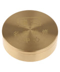 Pro Grade Copper Watch Oil Dispenser Kit With Oiler Cup 8cm for horology repair, featuring durable copper construction with engraved lid.