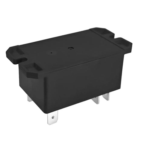 Two Pack DPST Furnace Relay Replacement - Genuine OEM Quality General Purpose Relay for Heating System, black component