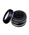 Rock Solid Ceramic Carbon Ring Mechanical Shaft Seal Kit For Self Priming Clean Water Pumps, Type E, Fits Three Eighths Inch Through One Inch Shafts, Durable Alloy Rubber Construction For Leak Free, Low Maintenance Performance, black seal ring