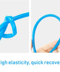 Blue Polyurethane Pneumatic Hose Thirty Two Point Eight Feet Ten Meter Length Three Eighths Inch Outer Diameter, flexible and coiled
