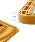 Extended 160mm Double Feather Boards Deliver Rock Solid Grip For Table Saw Router Band Saw T Slot Miter Track No Sweat Setup Made From Tough Plastic, showing detailed polymer design.