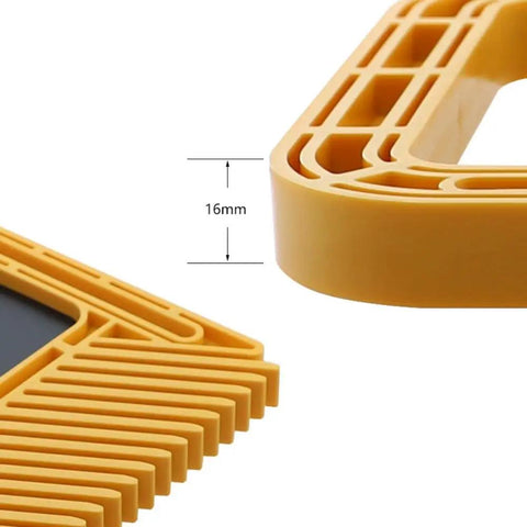 Extended 160mm Double Feather Boards Deliver Rock Solid Grip For Table Saw Router Band Saw T Slot Miter Track No Sweat Setup Made From Tough Plastic, showing detailed polymer design.