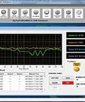 Digital display of Dead Accurate Two Axis Digital Tilt Sensor Wireless Inclination Monitor tracking angle data on rugged interface.