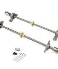 Upgrade Your 3D Printer Or CNC With This Heavy Duty T8 Lead Screw Vertical Horizontal Kit Featuring 2mm Pitch And Kfl08 Nut For Smooth Motion In Projects Spanning 100 To 600 Millimeters, T8 lead screw kit with KFL08 nut, couplers, and mounts