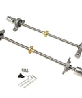 Top Tier 3D Printer Parts Vertical Horizontal T8 Lead Screw Kit With Kfl08 Or Kp08 Nut And Bearing For Stepper Motors And Cnc Rigs 550mm, T8 screw kit with bearings and coupler